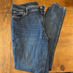 OldNavy Rockstar Super Skinny High RiseSecret Slim Pockets Dark Wash Denim Jeans